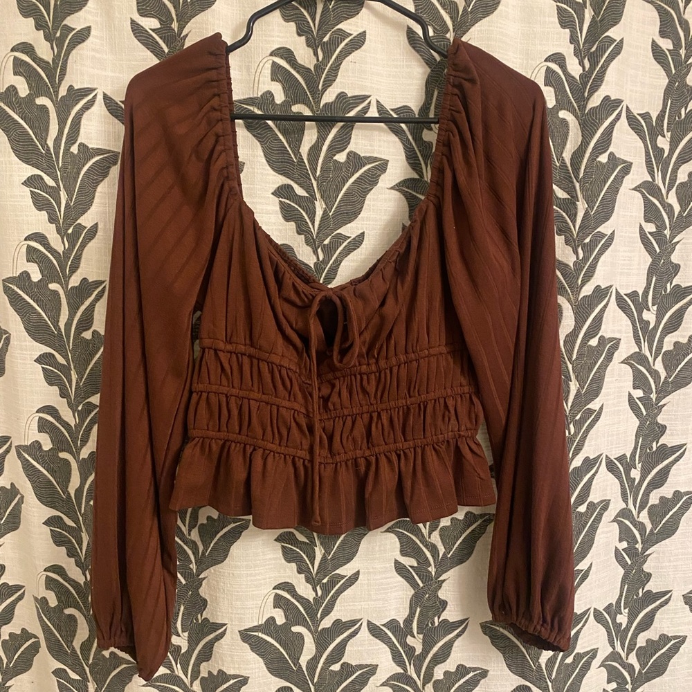 Peasant-Style Crop Top